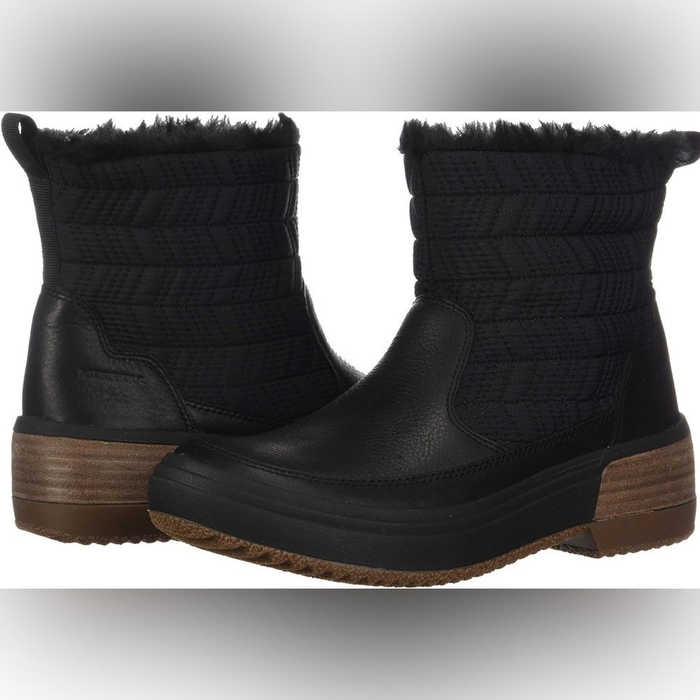 Merrell Women Waterproof Ankle Boots Haven Bluff Polar Black bootie size10.5